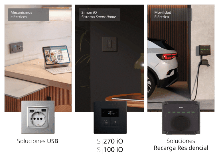 Soluciones USB, Simon iO, Recarga VE