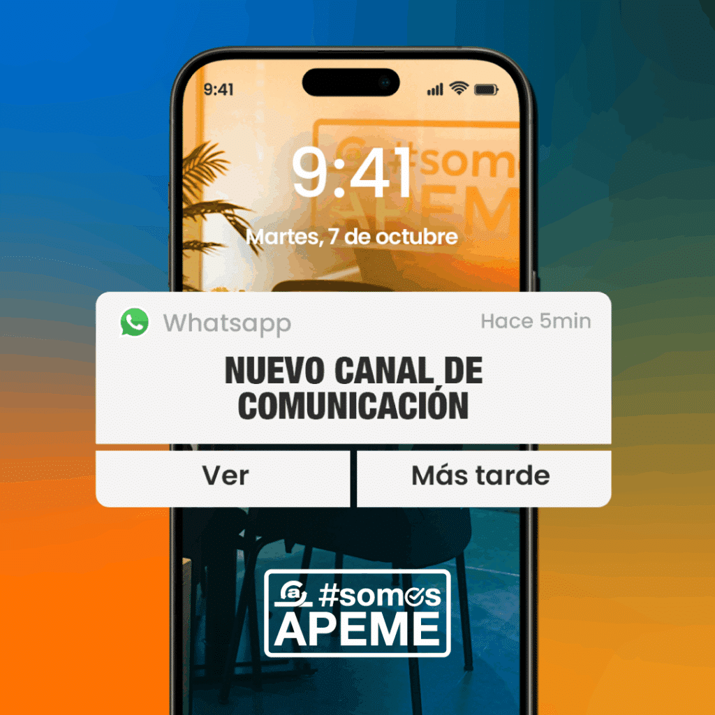 NUEVO canal de comunicación con APEME