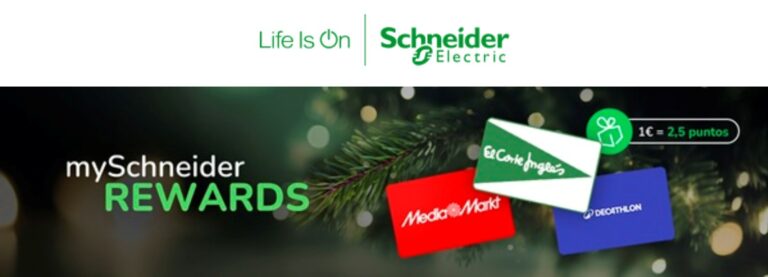 Estas Navidades: multiplica tus puntos con mySchneider REWARDS
