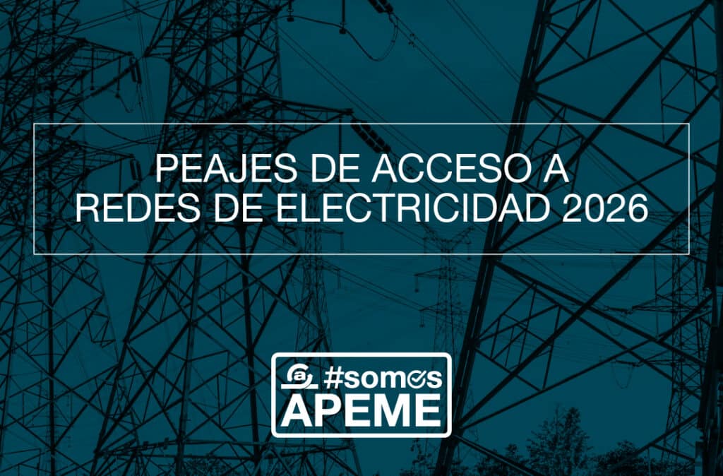 Peajes de acceso a redes de electricidad 2026
