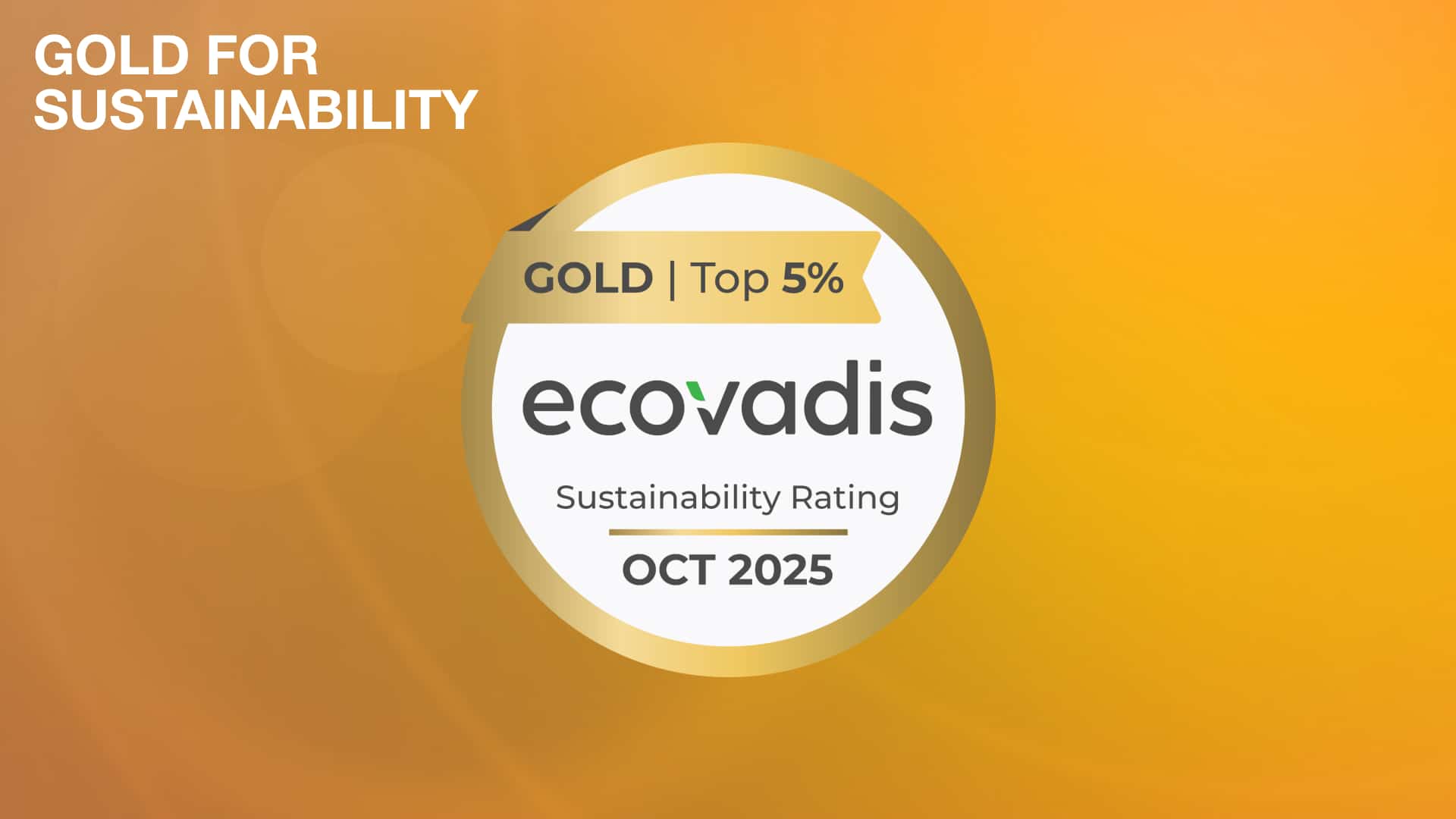 LEDVANCE obtiene la Medalla de Oro EcoVadis y se sitúa entre el 5% de las empresas mejor valoradas en sostenibilidad del mundo