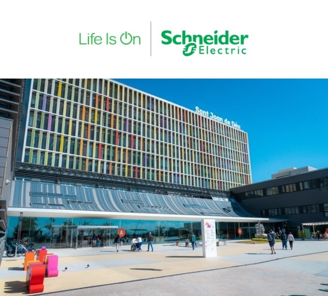 El Hospital Sant Joan de Déu moderniza sus instalaciones con soluciones KNX de Schneider Electric, reduciendo los costes energéticos en un 40%