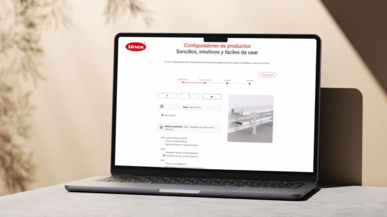 Unex amplía su ecosistema digital con un nuevo configurador de sistemas modulares aislantes tipo Strut