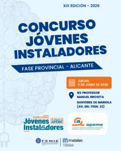 Concurso Provincial de Jóvenes Instaladores 2026