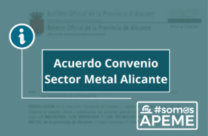 Acuerdo Convenio Colectivo Sector Metal Provincia de Alicante 2026-2028