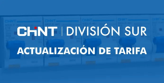 Actualización de tarifa CHINT 2026