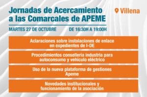Jornadas de Acercamiento a las Comarcales de APEME – Villena